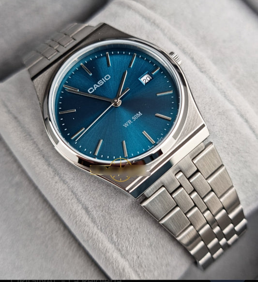 Reloj Vintage Azul Marino Acero Inoxidable - L'HEUREN